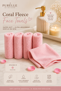Coral Fleece Face Towels™ 5pcs