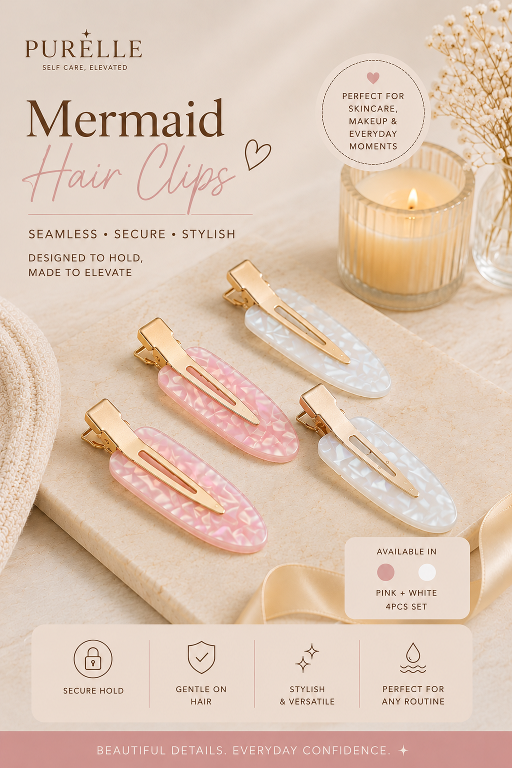 Purelle Mermaid Hair Clips™